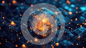 ledger emitting blockchain node