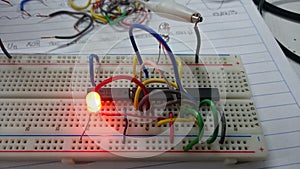 Leds with Boolean logic