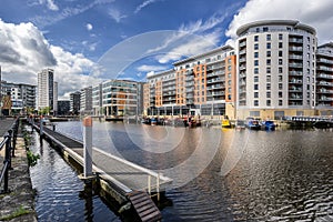 Leeds Dock in the city of Leeds photo