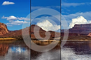 Lees Landing images of Colorado river near Page, AZ, USA