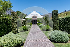 Leeu Estate Wineries at Franchhoek area