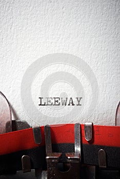 Leeway concept view