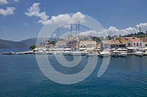 Lefkada, Greece - Fiskardo village, Kefalonia Island, Ionian sea