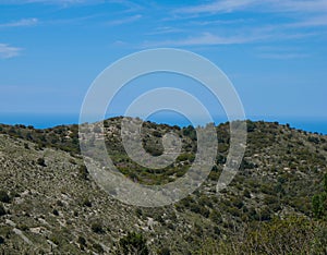 Lefkada island, Greece - view from the top - panorama