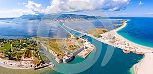 Lefkada Island Panorama aerial view