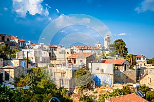 Lefkara. Picturesque mountain village. Larnaca District, Cyprus