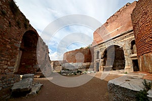 the eastern Lefke Gate comprises three gateways dating from Byzantine times photo