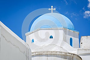 Lefkes church in Paros, Greece