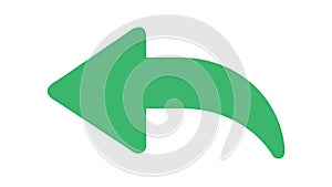 Left Arrow Back Navigation Previous Page Icon, vector design Generative AI