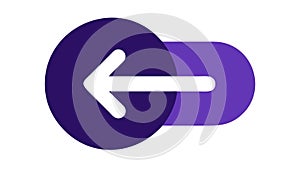 Left Arrow Icon for Navigation, Back, and Previous Actions, vector design Generative AI