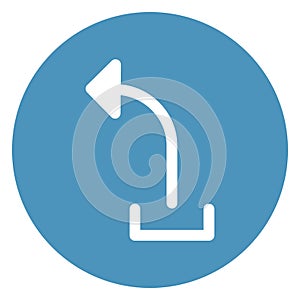 Left arrows, two arrows Isolated Vector Icon which can be easily modified or edited