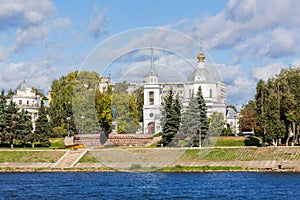 Left Bank of the Volga river in Tver, Russia