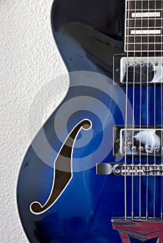 Left Detail of Jazz Guitar