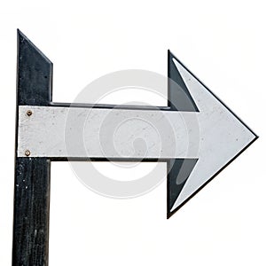 Left direction arrow isolated on white background