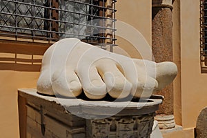 Left foot of Roman Emperor Constantine, Rome