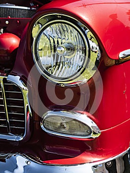 Left Front Section of 50s Classic car