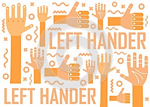 Left hander pattern design idea.