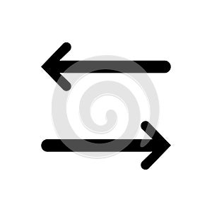 Left right arrow icon