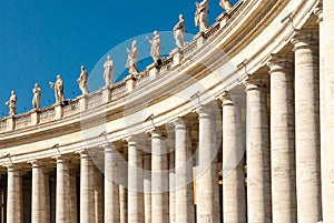 Left wing of St. Peter`s Square Colonnade II