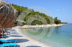 Leftis Gialos beach in Alonissos island