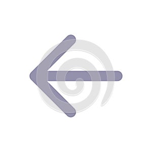 Leftwards arrow flat color ui icon