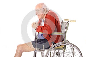 Leg amputation elderly senior photo