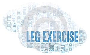 Leg Exercise word cloud