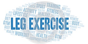 Leg Exercise word cloud