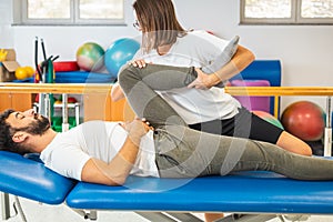 Leg and hip physio treatment