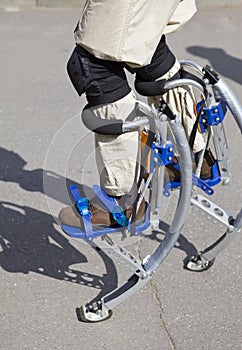 Leg on jumping boots- jolly jumper