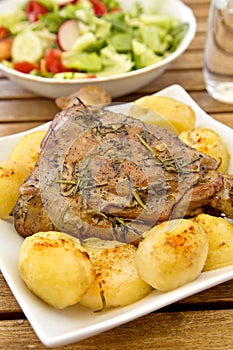 Leg of lamb roast