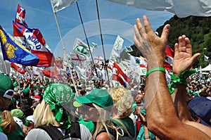 Lega Nord (Northern League) party annual meeting