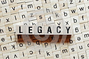 Legacy word on building blocks