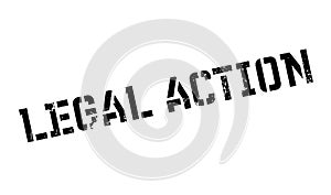 Legal Action rubber stamp