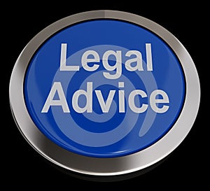 Legal Advice Button In Blue