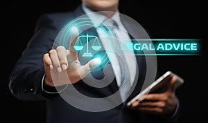 Legal Advice Law Expert Business Internet Concept photo
