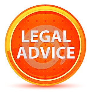 Legal Advice Natural Orange Round Button