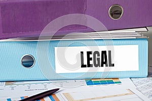 Legal Binder on Desk