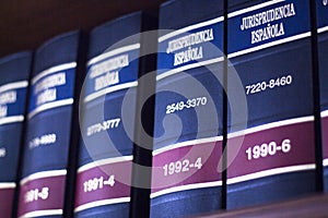 Legal books in law offices