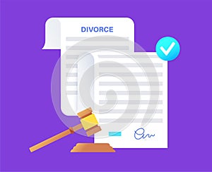 Legal divorce procedure