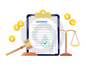 Legal divorce procedure