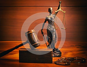 Legal law concept image with Scales of justice