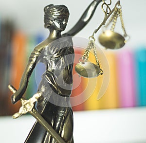 Legal law firm statue