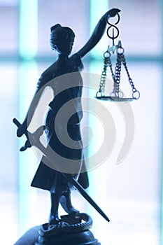 Legal law firm statue