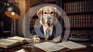 legal lawyer dog