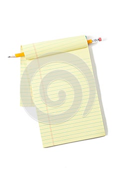 Legal Pad With Pencil