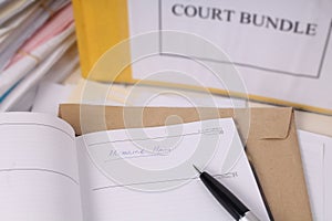 Legal Paperwork Diary