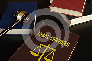 Legal services are shown using the text