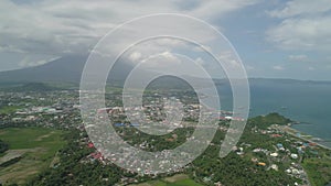 Legazpi city in the Pihilippines, Luzon.