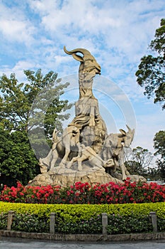 Legend of 5 goats, the Five Goat Statue, Yuexiu Park, Guangzhou